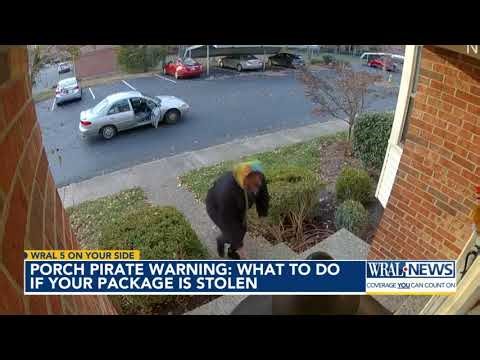 Porch pirate warning: What to do if your package is stolen