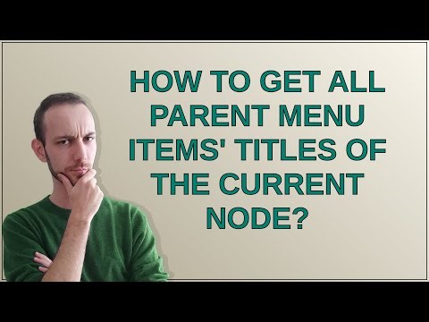 Drupal: How to get all parent menu items' titles of the current node?