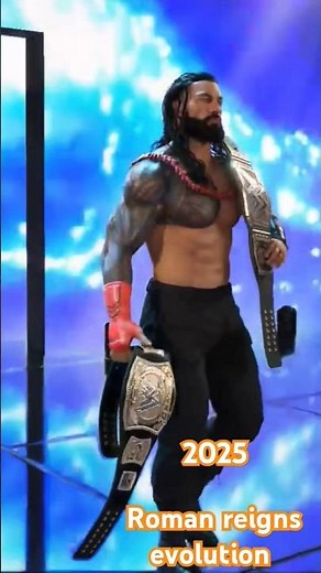 Roman Reigns Evolution in WWE 2K (2022-2025) | Tribal Chief Levels Up! #wwe #romanreigns