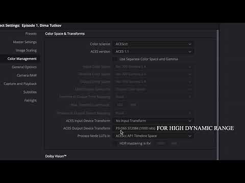 Setting up Netflix recommended color management settings in Davinci Resolve 16 Beta
