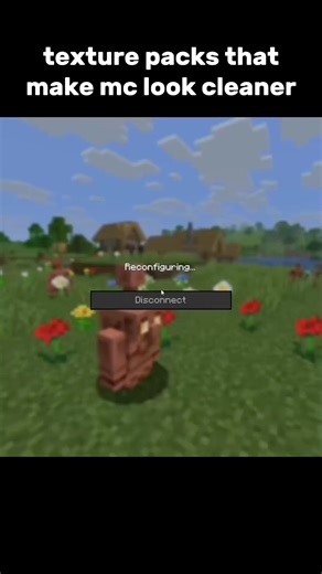 Texture packs that make mc look cleaner #minecraft #mincraftpvp #gaming #pvp #helpful #shorts