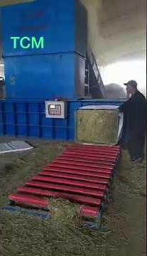 Efficient Farming & Manufacturing :Alfalfa Fully Automatic Baling Machine ( 300-400KG Bales )