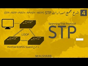 rstp, pvst+, rpvst+, mstp || (4/4) STP شرح اصدارات