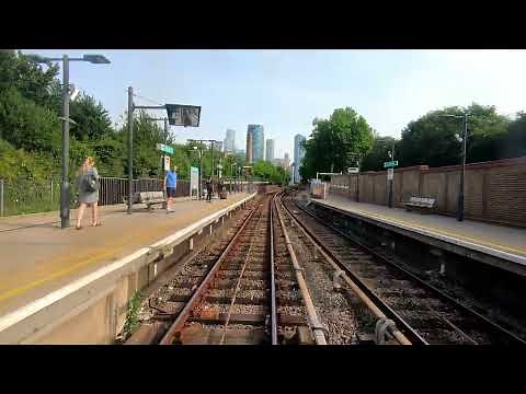 4K London 🇬🇧 DLR Tour 🚇 LEWISHAM to BANK Station via Greenwich, South Quay, Canary Wharf, Shadwell