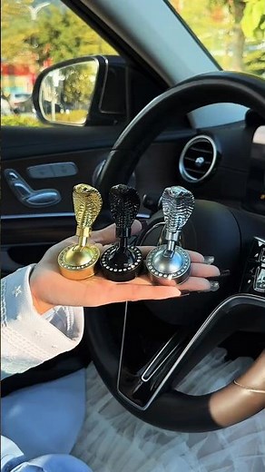 Install a keyless start lever on your car; its metallic finish and cobra design enhance