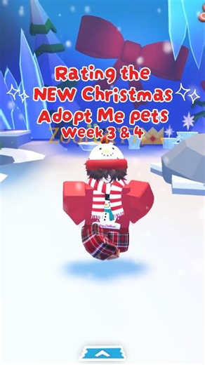 ADOPT ME: Rating NEW Christmas Pets #roblox #adoptmeroblox #adoptme #adoptmepets #adoptmetrades