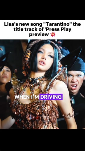 Omg!!😱 Lisa's new song "Tarantino" the title track of Press Play Preview has released!!💥 #lyrics