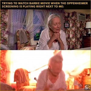 Oppenheimer trailer meme