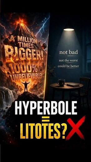 Hyperbole vs Litotes (Exaggeration vs Understatement)