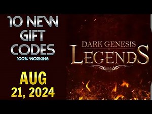 🔥 Dark Genesis Legends Codes | Dark Genesis Legends Gift Codes | Dark Genesis Legends Redeem Codes