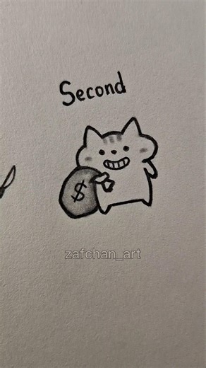 How to draw a cat as a villain ✨️ #drawing #tutorial #howtodraw #cat #art #shorts