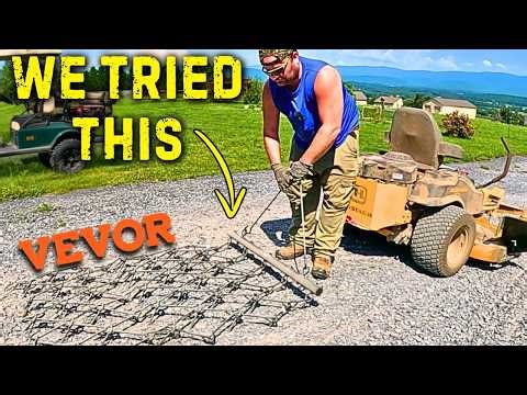 Can We Maintain Our Gravel Driveway With Just a Chain Harrow and Zero Turn Mower?