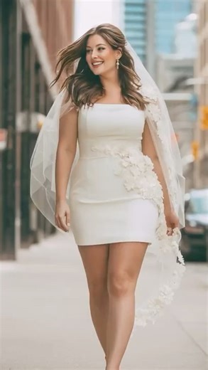 Modern Mini Wedding Dresses 2026 💍 #dress