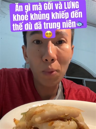 Ăn gì mà GỐI và LƯNG khoẻ khủng khiếp đến thế dù đã trung niên🐟#ryanlongfitness #giamcan #daugoi #antoi #suckhoetrungnien