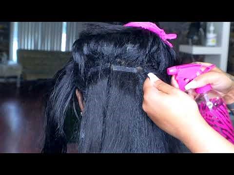 How to Safely Remove Tape-Ins! Natural Hair