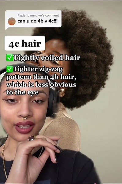 Understanding 4b and 4c Hair Differences