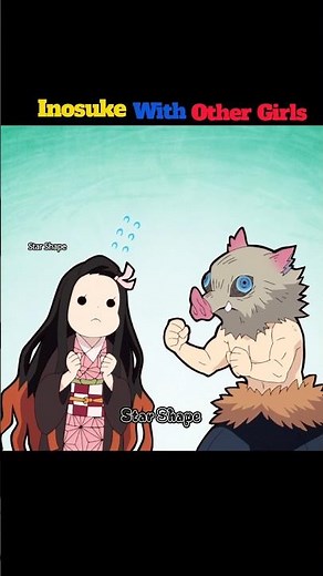 Inosuke with Aoi #demonslayer #foryou #anime #ytshorts #inosuke