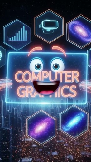 What is Computer Graphics? #shorts #computergraphics #youtube #btech #engineering