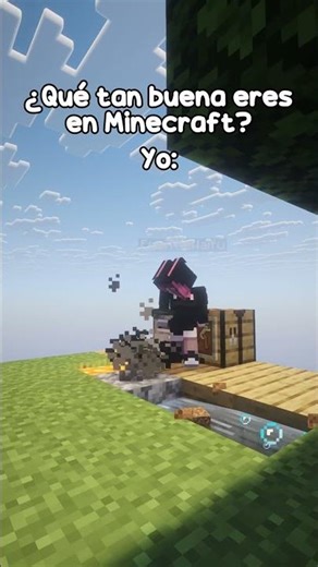 ¿Y que tan buena ERES en MINECRAFT? 🫢 #minecraft #shorts