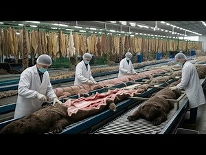 Inside the Factory | From Farm to $150,000 Sable Fur Coat (Full Process)