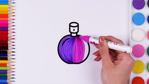 Coloring in Fun Drawings for Kids