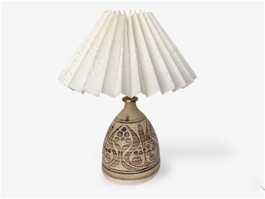 Danish 70s Ceramic Lamp - Etsy