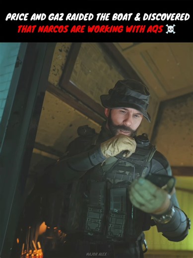 "Barge Is All Narcos"- When Price And Gaz cleaned A Barge Full Of Cartels ☠️ #shorts #cod #mw2