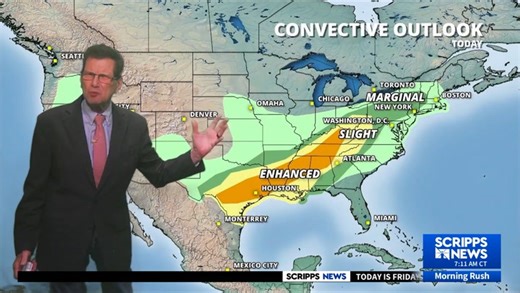 Severe Weather Alert: Strong Storms to Hit Central U.S.