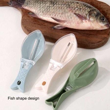 Home Restaurant Portable Fish Scale Remover Portable Manual Labor-saving Scales Manual Labor-saving ABS Reusable Scales Scraper Scraping Tool Kitchenware Green - Walmart.ca