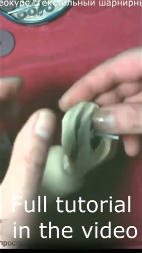 Installing a Cotter Pin Joint 🛠️ | Step-by-Step Tutorial | ✨ #Clothdoll #clothbjd