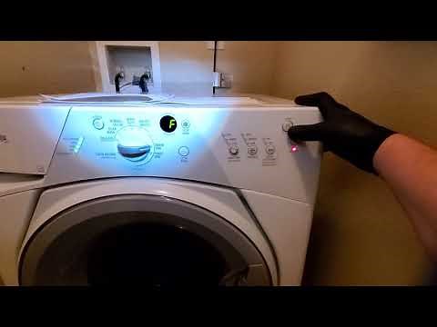 Whirlpool duet washer diagnostic mode