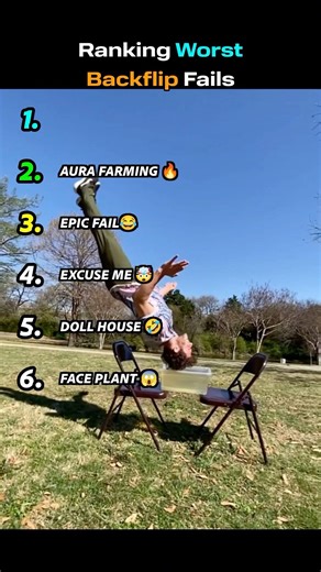 Ranking Worst Backflip Fails 😱