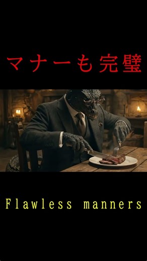 Sランク客、静かに食事中