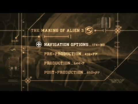 Alien³ (1992) 2003 Collector’s Edition DVD Main Menu (Disc 6)