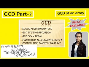 How to find the GCD of an array || GCD of an array program cpp || Compititive Programming