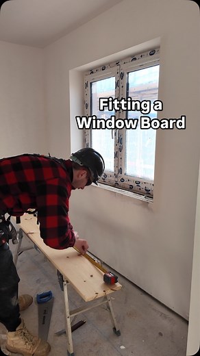 Big Cal on Instagram: "Fitting a Window Board on site"