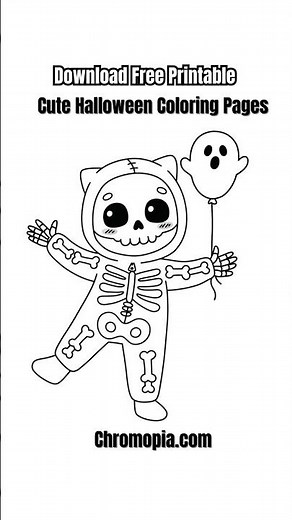 Download Your Free Cute Halloween Coloring Pages Now – Print & Color Today #chromopia