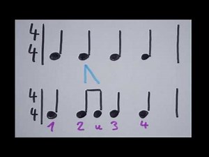 Rhythmen zählen und klatschen lernen Teil 2