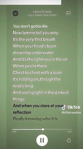 First Breath Underwater TikTok Lyrics