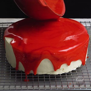 5M views · 60 reactions | This Mirror Glaze Poke Cake is the holiday showstopper your party is waiting for! | Food Network | Facebook