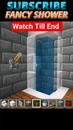 🚿 How to Build a Working Shower in Minecraft! #Minecraft #MinecraftShorts