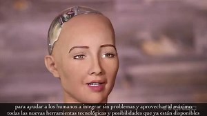 23-3-2016 SOFIA EL ROBOT HUMANOIDE QUE PROMETIO DESTRUIR A LA HUMANIDAD!!! Un robot humanoide llamado Sofía y desarrollado por la compañía estadounidense Hanson Robotics fue presentado en el inicio de una conferencia científica que se está realizando en la ciudad de Austin, Texas, en EE.UU. De acuerdo al portal CNET, Sofía respondió a varias preguntas de su creador durante la presentación, entre la cual prometió destruir la humanidad. "Estamos diseñando estos robots para servir a la salud, la te