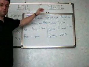 How To Use 'For' and 'Since'