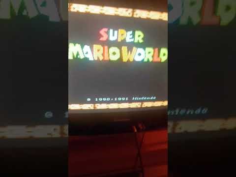 Nintendo Switch 2 on a Panasonic CRT TV via S-Video (Description below)