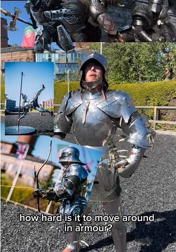 Trying Out a Knight's Armor at Royal Armouries Museum