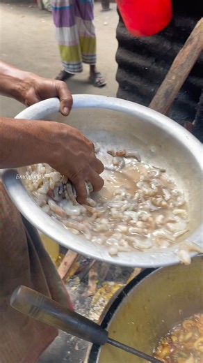 River Side Shrimp Bhuna Magic — Spicy Street Food Vibes | Foodie Emon