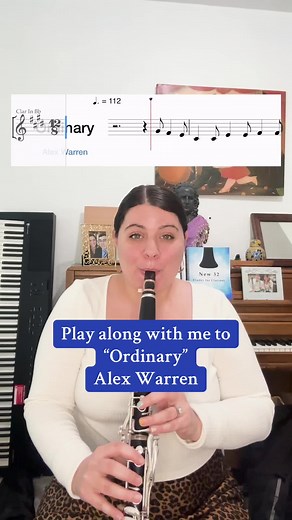 Play Along with 'Ordinary' on Clarinet