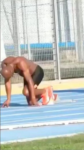 Asafa Powell Powerful Block Start 🔥#trackandfield #asafapowell #sprint #blockstart #track #field
