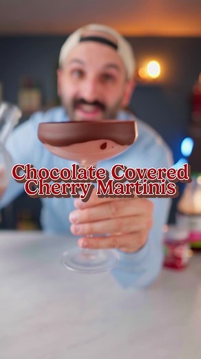 Chocolate Covered Cherry Martini Recipe for Valentine's Day