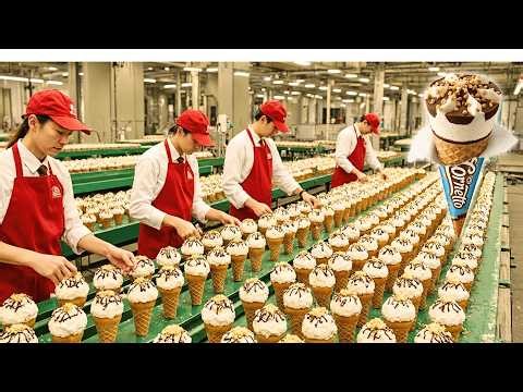 How is Cornetto ice cream made? The secret to the crispy cone.